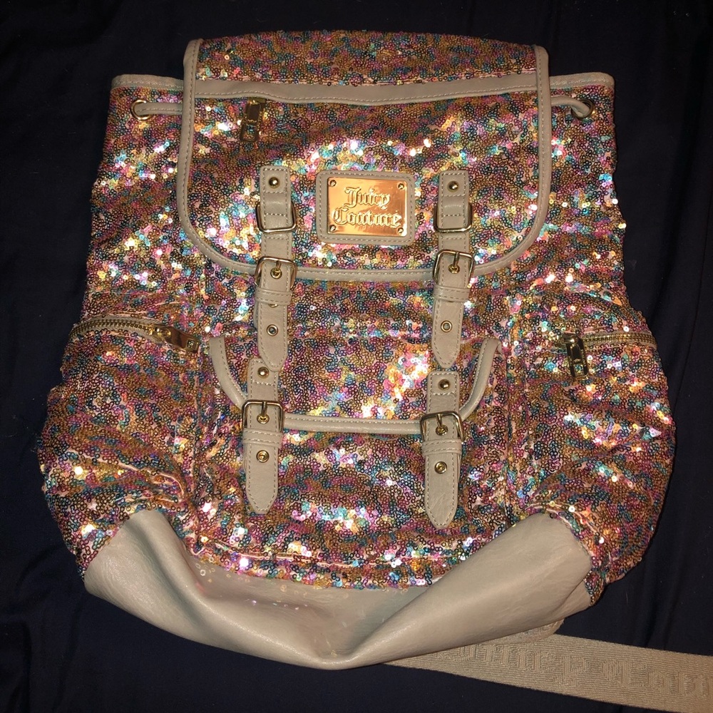 NWOT sequined Juicy Couture backpack
